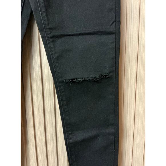 Missguided Vice High-Waisted Slash Knee Skinny Jeans Size US 6S - Picture 4 of 10